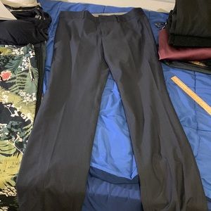 black/navy blue work pants